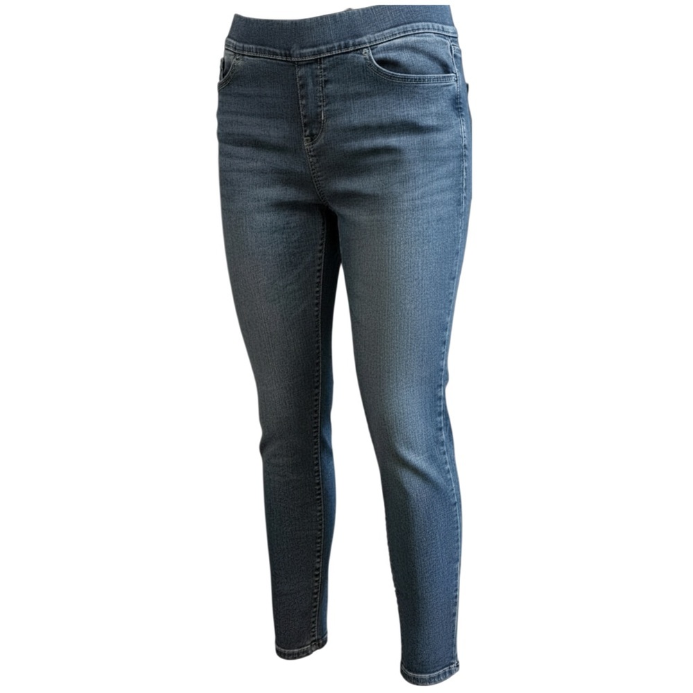 Signature by Levi Strauss Shaping Pull-On Skinny Blue Jeans, Size 16M 33/30